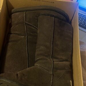 UGG Black Suede Boots